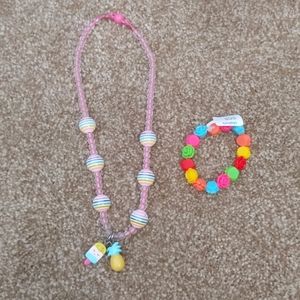 Claire's necklace and bracelet